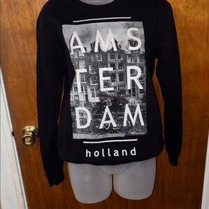 Total Dutch Graphic Black Sweatshirt